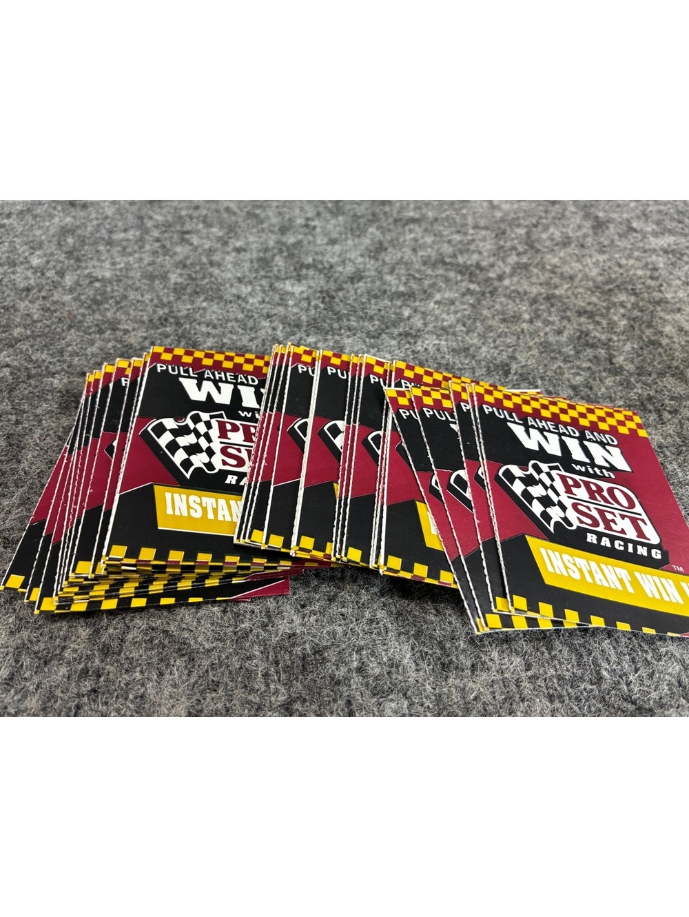 1991 Pro Set Winston Cup Racing Instant Win II Scratch Cards Lot Unscratched 35+